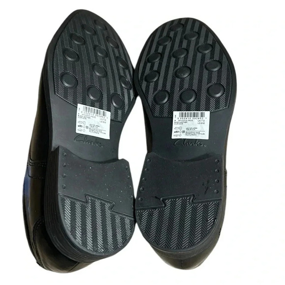 Clark’s Whiddon Pace NEW men size 8M OXFORD black leather shoes ,extreme comfort - Picture 8 of 13